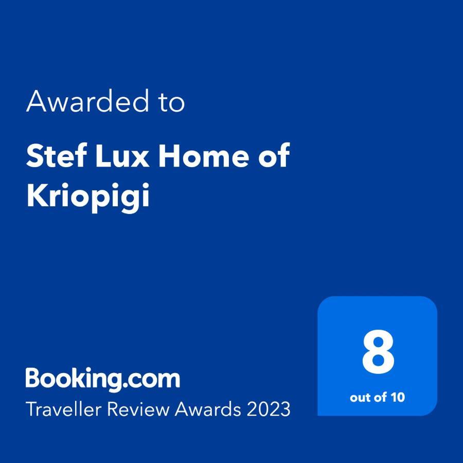 Stef Lux Home Of Kriopigi Eksteriør billede